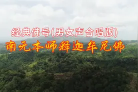 佛号《南无本师释迦牟尼佛》，男女声大合唱，有缘弟子一起来念诵视频封面