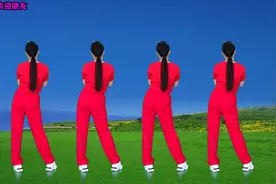 健身操《新山里红》老少皆宜，每天跳一跳，身体好精神好吃饭香视频封面