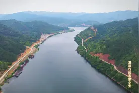 航拍广东省第二长的河流——韩江，仅次于珠江视频封面