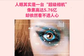 人眼是一台超级相机，像素高达5.76亿，却依然看不透人心​ ​！视频封面