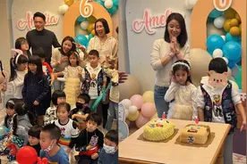 林心如霍建华为女儿庆生，6岁小海豚正脸首曝光，颜值高像妈妈视频封面