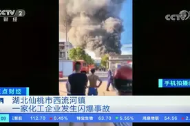 湖北仙桃市西流河镇一家化工企业发生闪爆事故视频封面