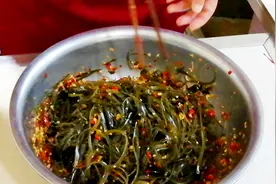 腌海带丝的家常做法，难怪饭店那么好吃，诀窍在这里，一学就会