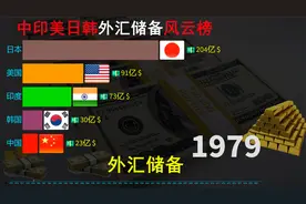 外汇储备，1975-2021年，中印美日韩外汇储备风云榜视频封面
