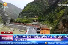到2025年 甘肃省计划建成自然村（组）硬化路4.5万公里视频封面
