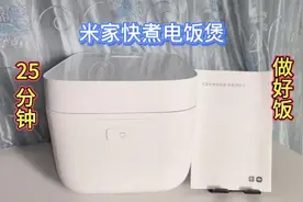 米家快煮电饭煲，25分钟极速煮饭，蒸煮焖炖24小时全天候预约