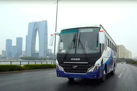 海格客车赏析，KLQ6136DF三轴大巴。视频封面