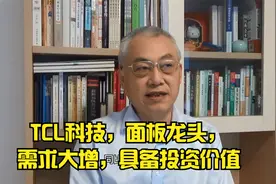 TCL科技，面板龙头，需求大增，具备投资价值视频封面