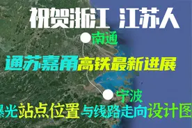祝贺江苏、浙江人，揭秘通苏嘉甬高铁站点位置，曝光设计图纸视频封面
