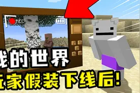 我的世界：玩家安装摄像头，假装下线后，发现MC怪物们的另一面视频封面
