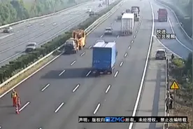 【1818黄金眼】拖车上高速爆胎  结果自己也被拖视频封面