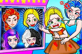 剪纸动画：小女孩的三个妈妈，你觉得哪个最好？启蒙早教儿童动画视频封面