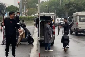 男子钓到大鱼在小区里炫耀5圈了都不肯回家，大鱼：差不多得了视频封面