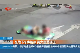 在地下车库纳凉，两女童遭碾压视频封面