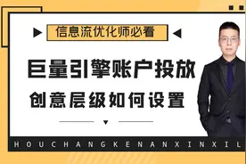 巨量引擎广告投放「创意层级」如何设置？【实操教程】视频封面