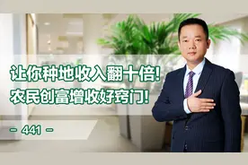 让你种地的收入翻十倍，农民创富增收的好窍门！视频封面