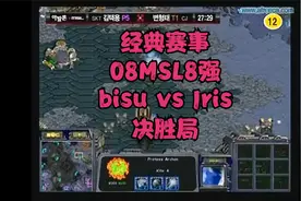 星际争霸经典赛事回顾08MSL Bisu vs Iris （精彩推荐)视频封面