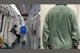 河南59岁地铁保洁大爷每天背1000斤消毒水，凌晨1点下班:为群众值视频封面