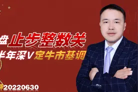 上半年深V反转奠定牛市格局，上证指数摸3400，深证成指逼近13000视频封面