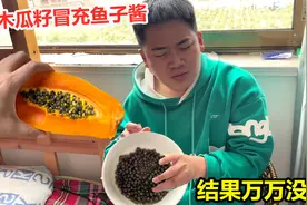 偷偷用木瓜籽冒充鱼子酱，骗弟弟说200元1克，结果一口全咽了？视频封面