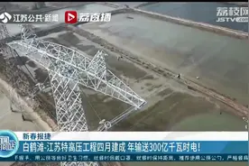 年输送300亿千万时电！白鹤滩-江苏特高压工程预计四月建成视频封面