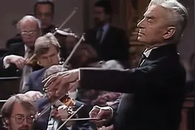 最经典一届维也纳新年音乐会1987版，第一任年度指挥卡拉扬指挥视频封面