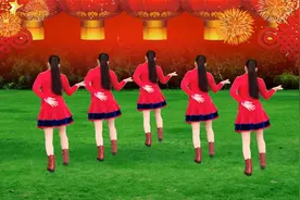广场舞《好运来》欢快喜庆，祝大家2022虎虎生威财源滚滚好运来视频封面