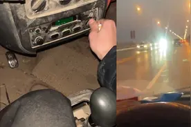 应届毕业生开旧二手车回乡过年，车载广播引感慨：一年又过去了