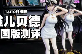 正版VS祖国版Taito针织服衫毛衣雅儿贝德景品手办对比介绍视频封面