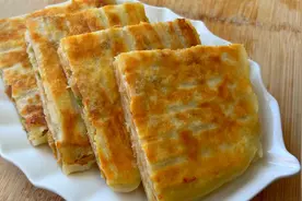 千层肉饼最懒人做法，皮薄层多，不破皮不露馅，鲜香好吃，超简单视频封面