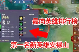 峡谷最肉英雄排行榜，第一新英雄安禄山，张飞变成弟弟？视频封面