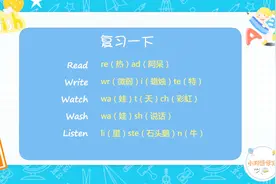 听故事记单词，快速记住读，写，看，洗，听的英文拼写视频封面