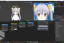 Blender 2.91 10分钟可爱音乐动漫造型加速流程展示
