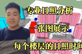 专业日照分析，一张图展示，每个楼层的日照时间，买房再也不用愁视频封面