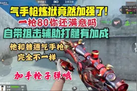 小霸王：气手枪炼狱加强到一枪80自带狙击辅助，打腿有伤害加成!视频封面