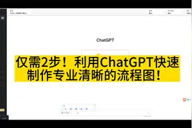 仅需2步！利用ChatGPT快速制作专业清晰的流程图！视频封面