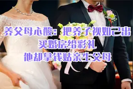 养父母心酸：把养子视如己出，买婚房给彩礼，他却拿钱贴亲生父母视频封面