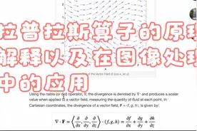 拉普拉斯算子的原理解释以及在图像处理中的应用视频封面