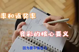 理解了竞彩赔率与返奖率，终于开始盈利了视频封面