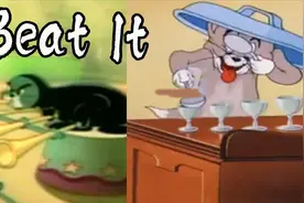 【鬼畜】精神小猫和海豹汤姆的劲爆合奏！beat it！！！视频封面
