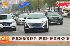爱车凌晨被拖走  想拿回还要付8500？！视频封面
