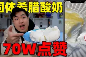 还原网上170万点赞“固体希腊酸奶”耗时12小时做成，味道怎么样视频封面