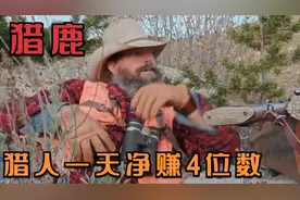 猎人教你如何正确寻找麋鹿，可以成功狩猎并一天净赚4位数视频封面
