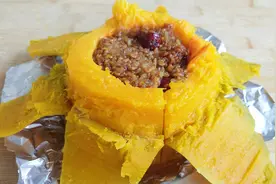 农村妈妈教你做南瓜八宝饭，香甜软糯，美味可口，简单营养真好吃视频封面