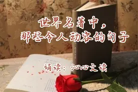 诵读《世界名著中，那些令人动容的句子》来自于网络视频封面