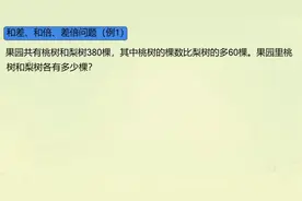 六年级数学解决问题专项训练：和差问题