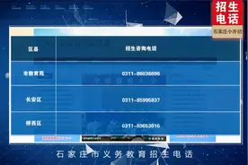 石家庄幼升小、小升初招生电话汇总视频封面