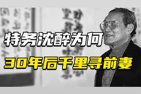特务沈醉30年后千里寻前妻，相见后失魂落魄，现妻：终于死心了视频封面