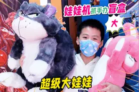 无脑夹高达生肖手办盲盒，抓娃娃机超大号公仔猫萌兔，一击即中视频封面