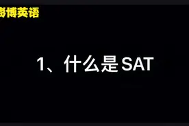 什么是SAT？视频封面